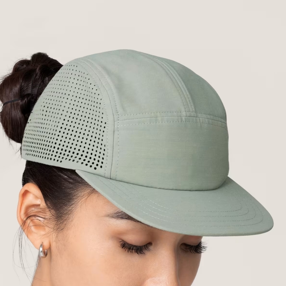 167. allbirds Unisex Natural Run Lightweight Performance Cap | Color: Hazy Pine